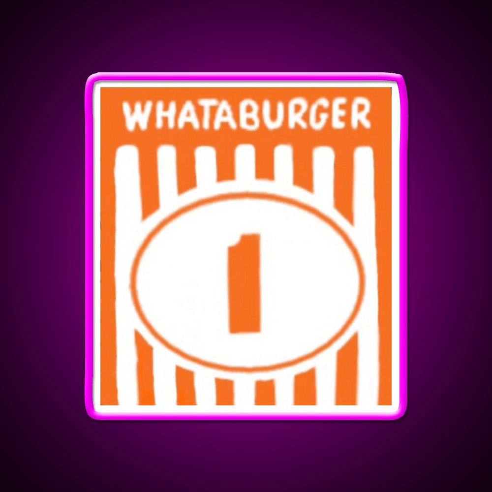 Whataburger Tent Fast Food Led Neon Sign For Burger Place Rgb Color - Shineneon