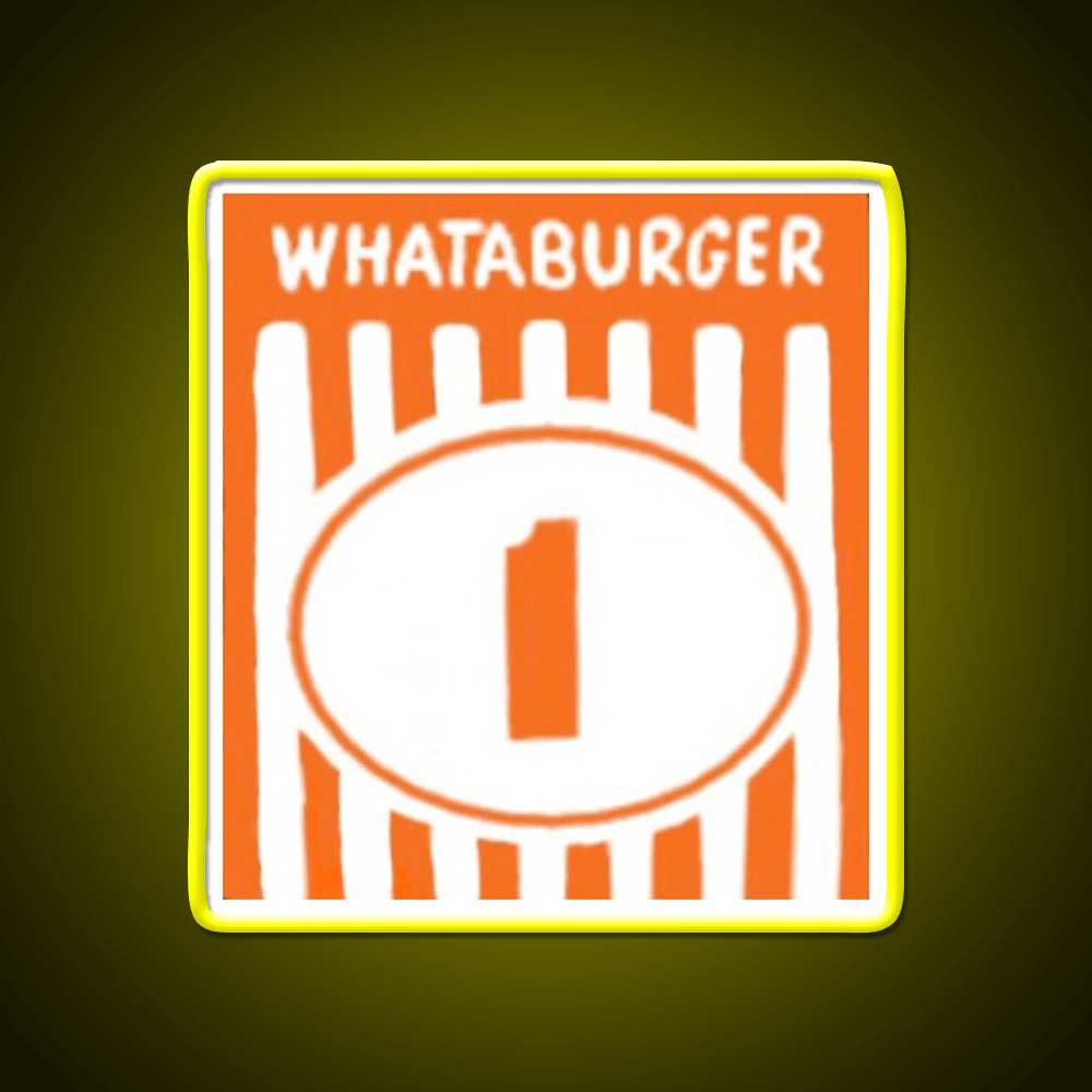 Whataburger Tent Fast Food Led Neon Sign For Burger Place Rgb Color - Shineneon