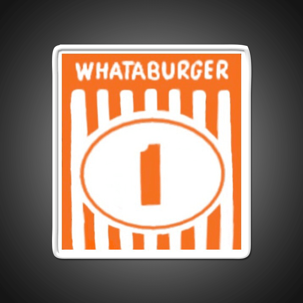 Whataburger Tent Fast Food Led Neon Sign For Burger Place Rgb Color - Shineneon