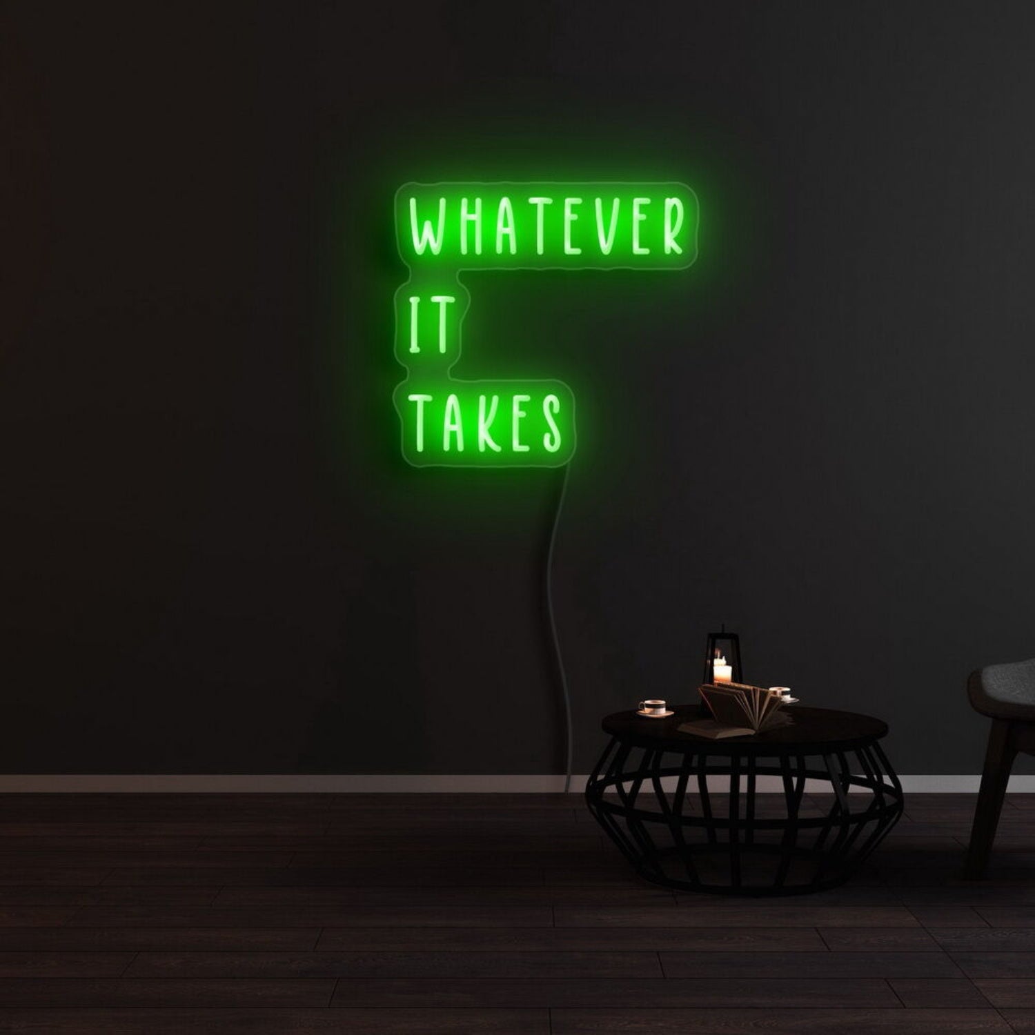 Whatever It Takes Led Neon Sign For Motivational And Determined Spaces | Shineneon
