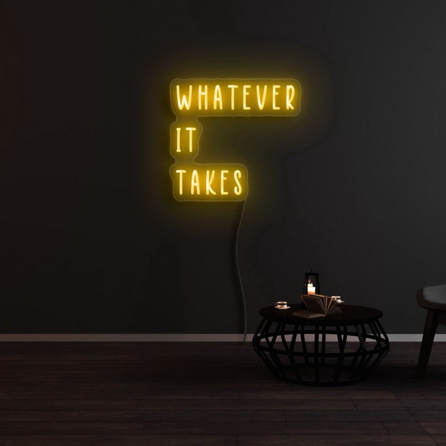 Whatever It Takes Led Neon Sign For Motivational And Determined Spaces | Shineneon