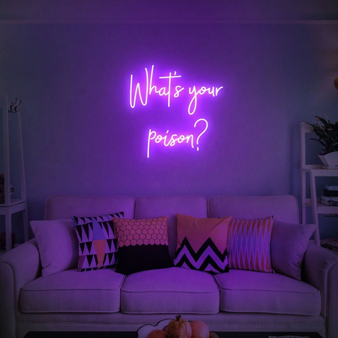 Whats Your Poison Led Sign Business Neon Sign - Shineneon
