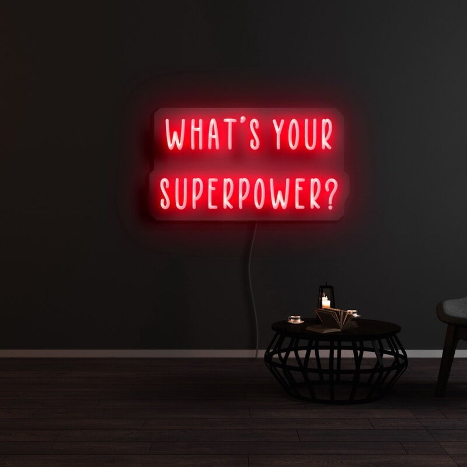 Whats Your Superpower Led Neon Sign - Shineneon