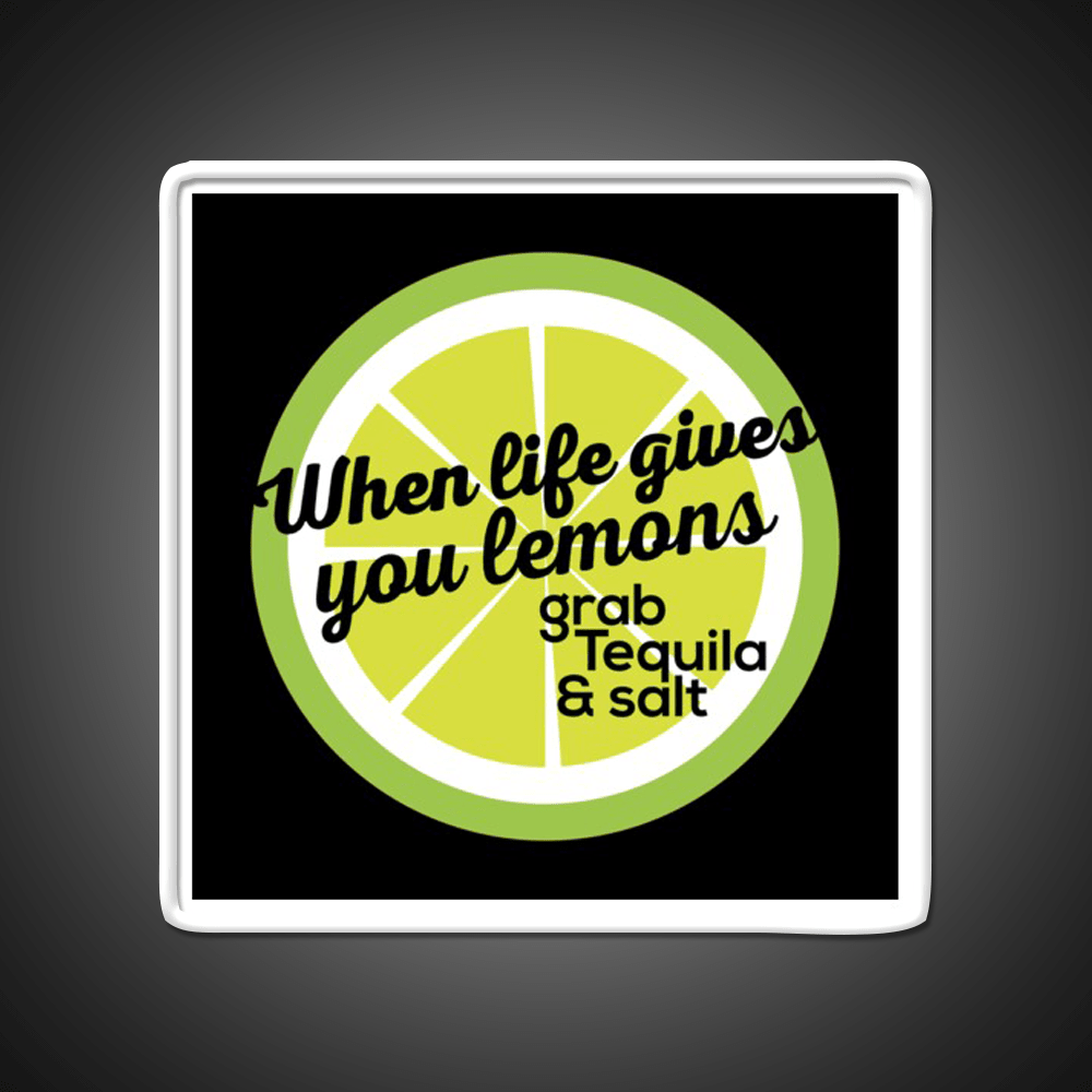 When Life Gives You Lemons Grab Tequila Salt Party Drink Tequila Led Neon Sign Rgb Color - Shineneon