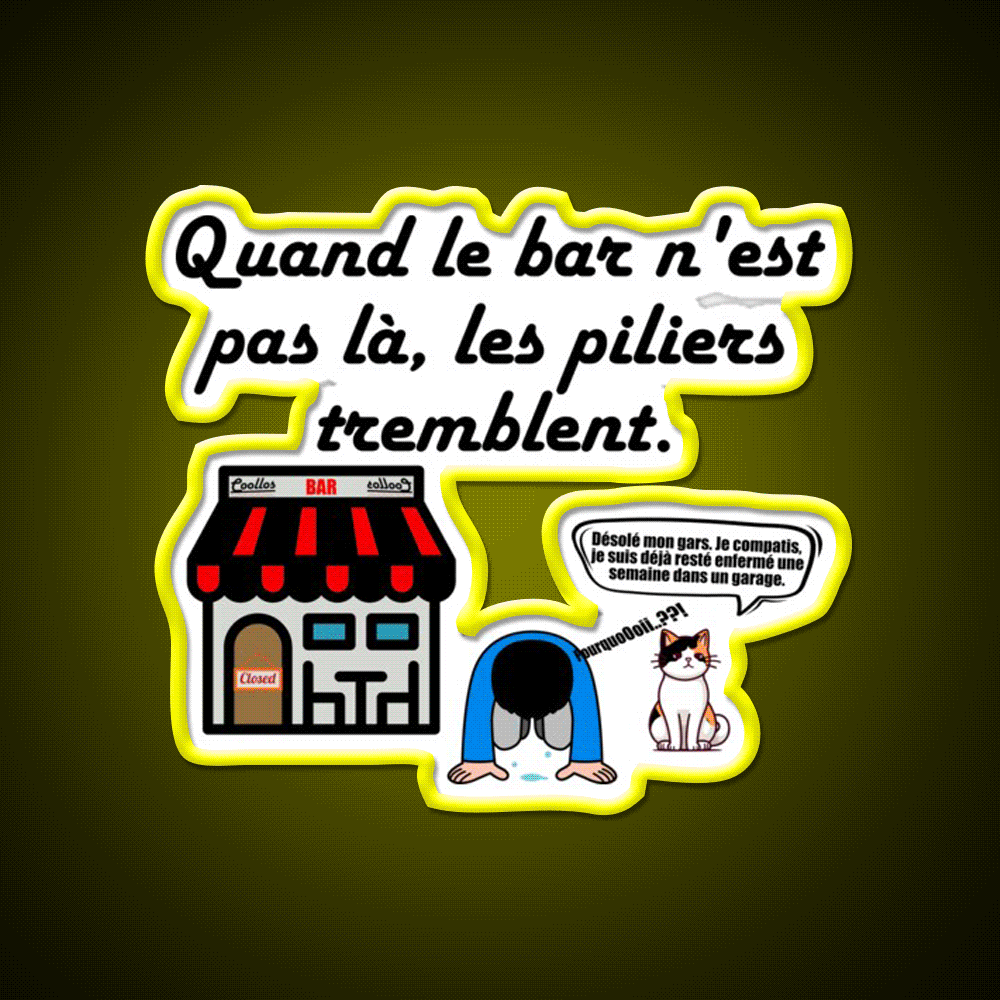 When The Bar Is Not There Man Cave Bar Led Neon Sign Rgb Color