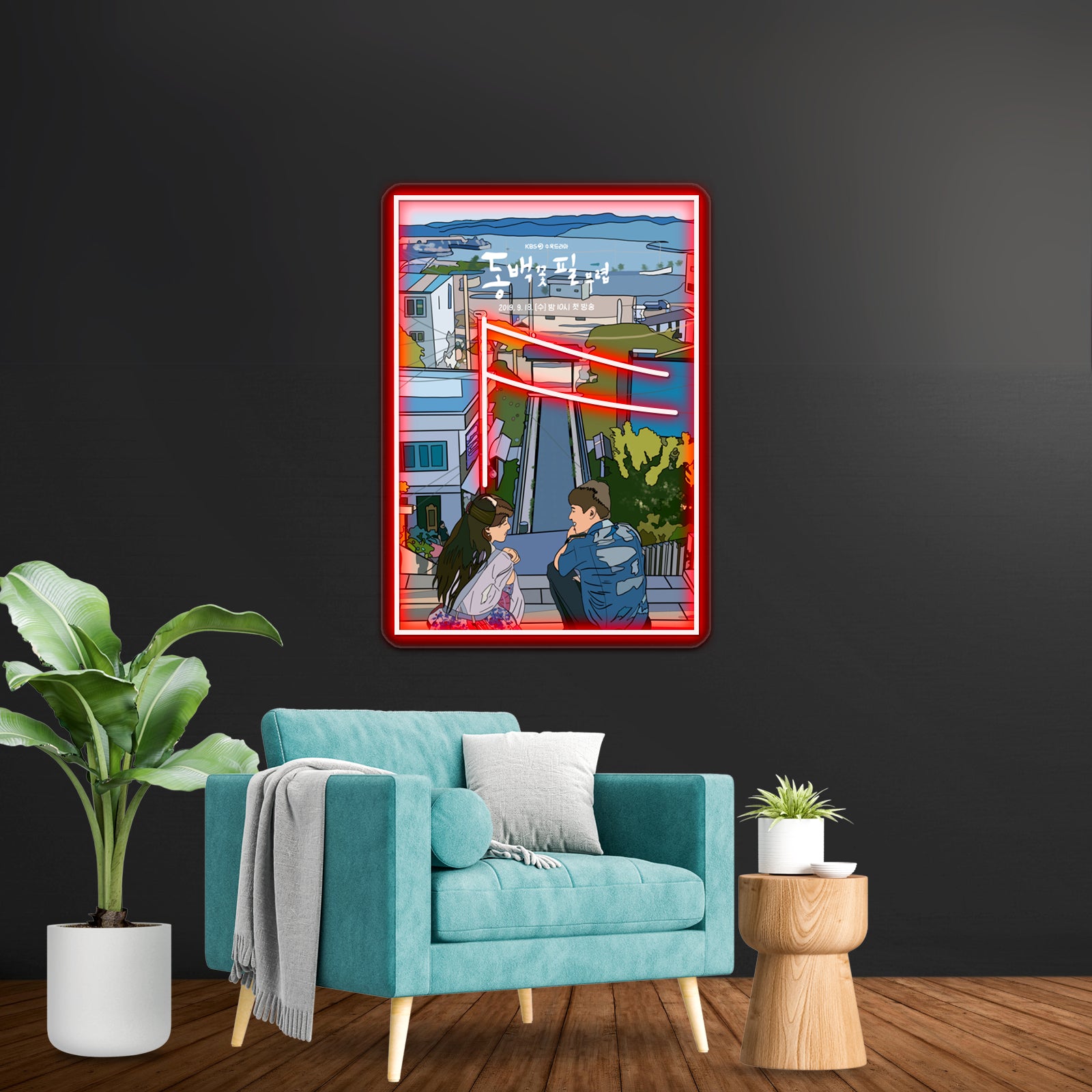 When The Camellia Blooms Pop Art Poster Artwork Neon Signs Custom | Shineneon