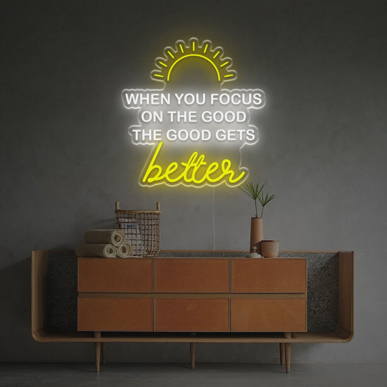 When You Focus On The Good The Good Gets Better Led Neon Sign | Shineneon
