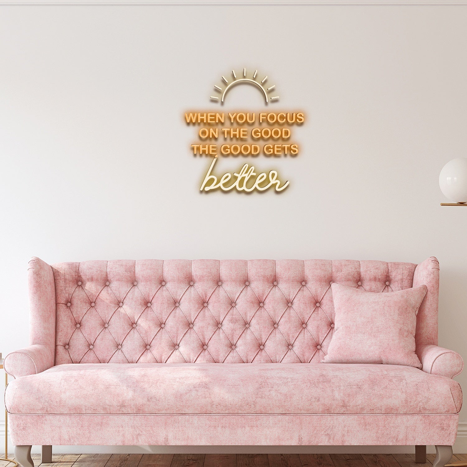 When You Focus On The Good The Good Gets Better Led Neon Signs Wall Art | Shineneon