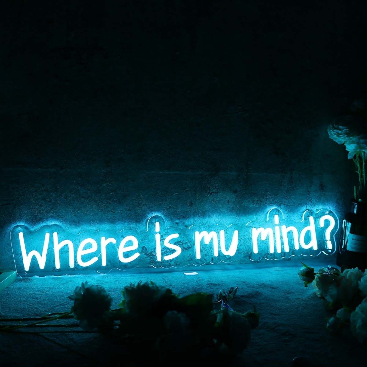 Where Is My Mind Blue Led Neon Sign - Shineneon