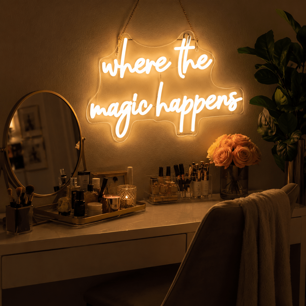 Where The Magic Happens LED Neon Sign - Shineneon