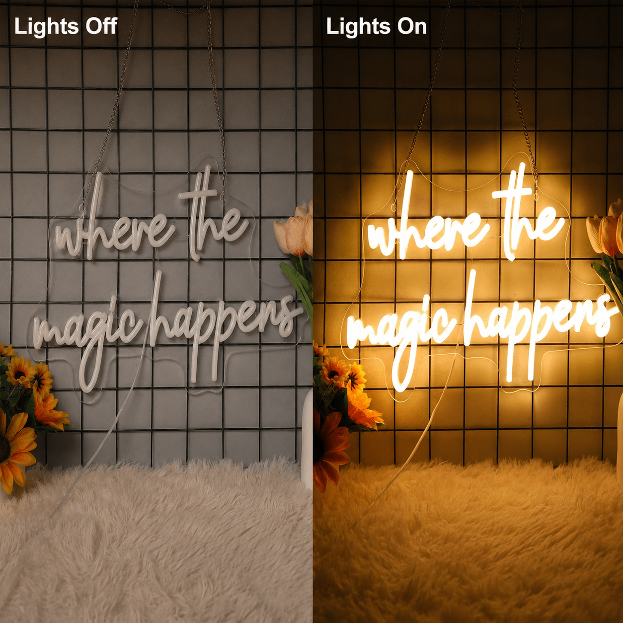 Where The Magic Happens LED Neon Sign - Shineneon
