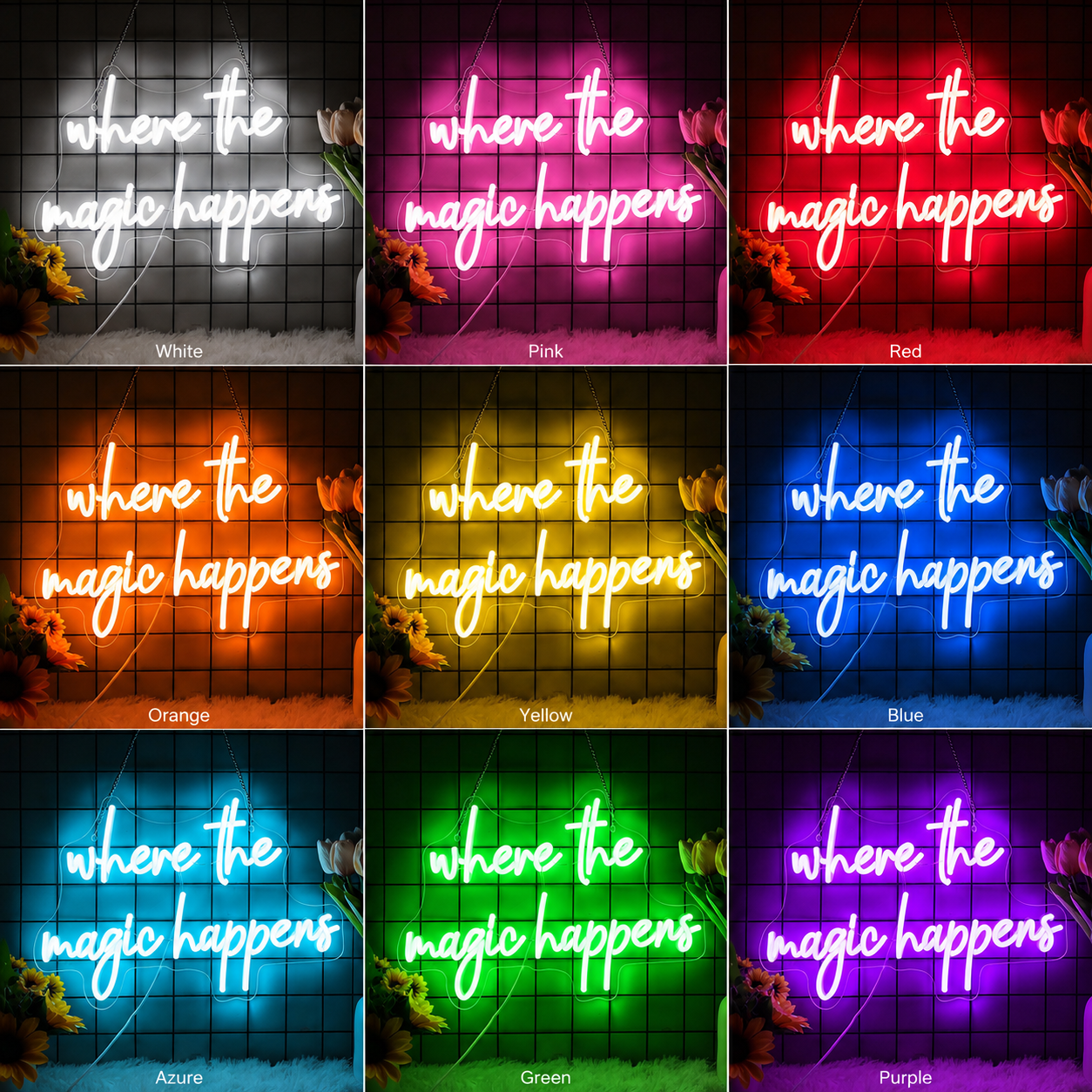 Where The Magic Happens LED Neon Sign - Shineneon