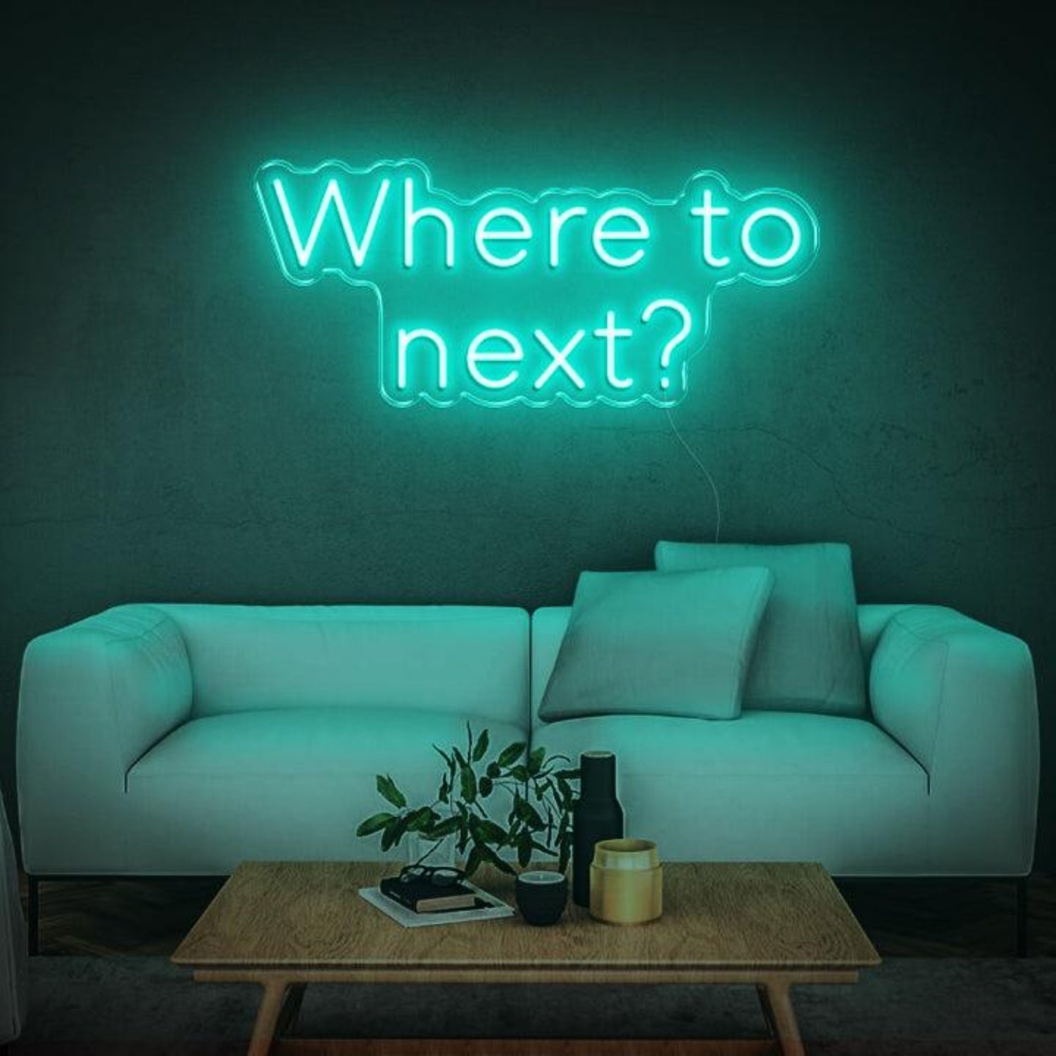 Where To Next Purple Led Neon Sign For Indoor Home Decor | Shineneon