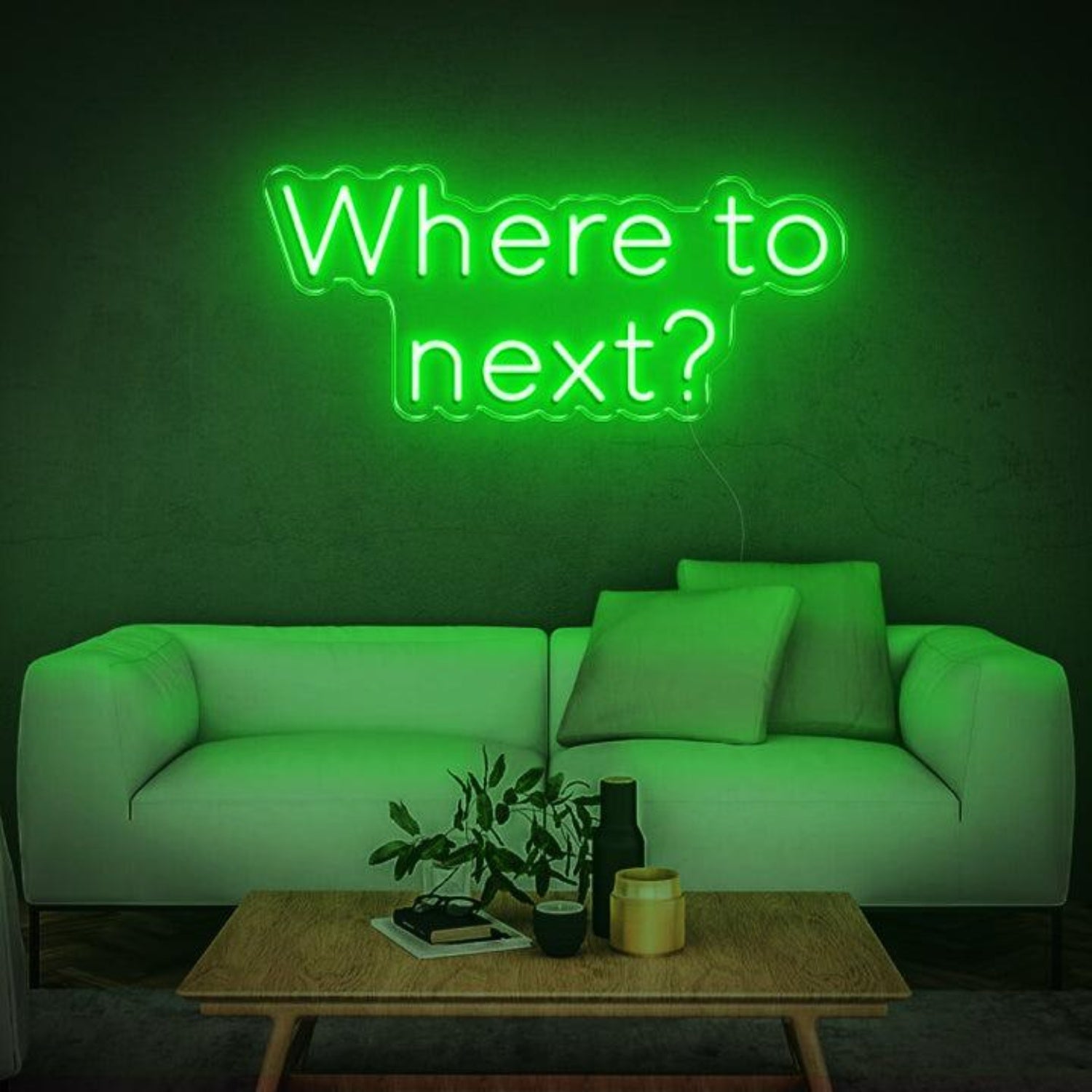 Where To Next Purple Led Neon Sign For Indoor Home Decor | Shineneon