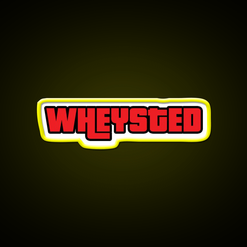 Wheysted Gym Fitness Led Neon Sign Rgb Color