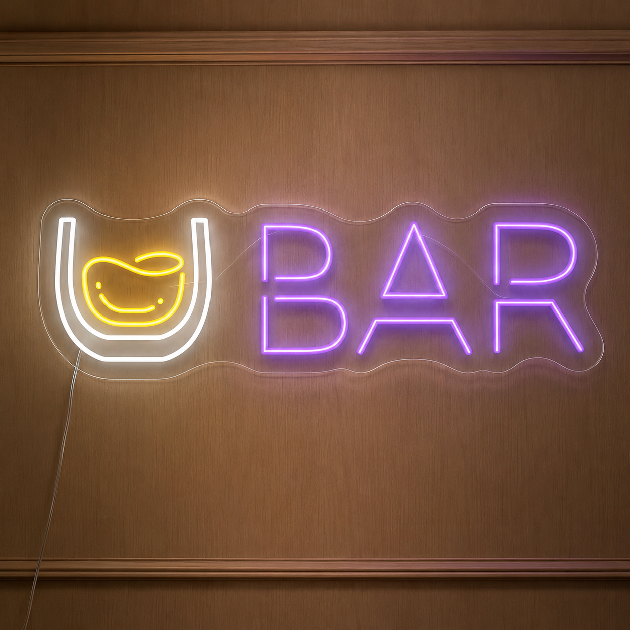 Whiskey Bar Wall Decor Home Lounge LED Neon Sign main product image