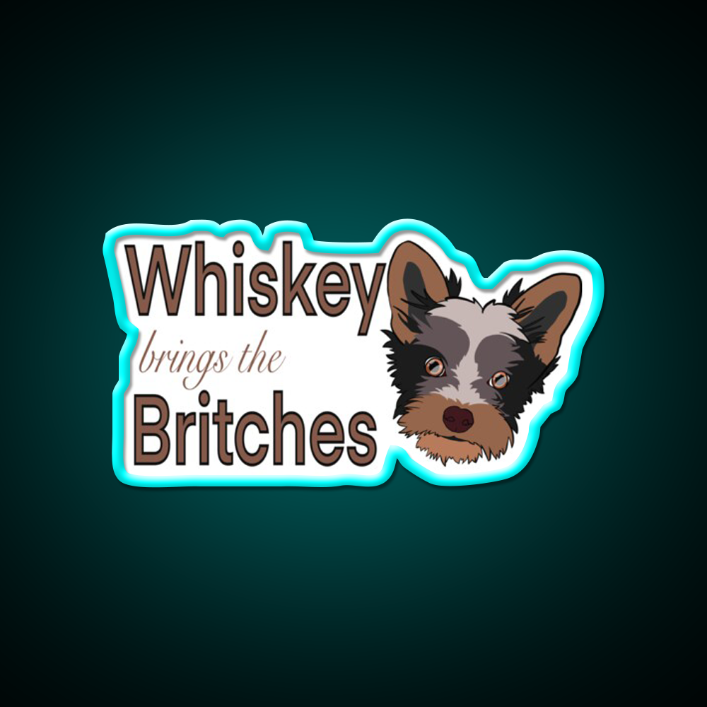 Whiskey Britches Whiskey Drink Bar Led Neon Sign Rgb Color