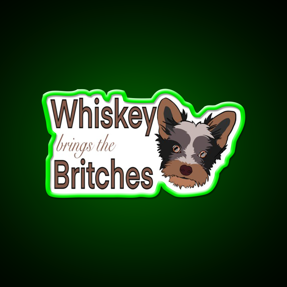 Whiskey Britches Whiskey Drink Bar Led Neon Sign Rgb Color