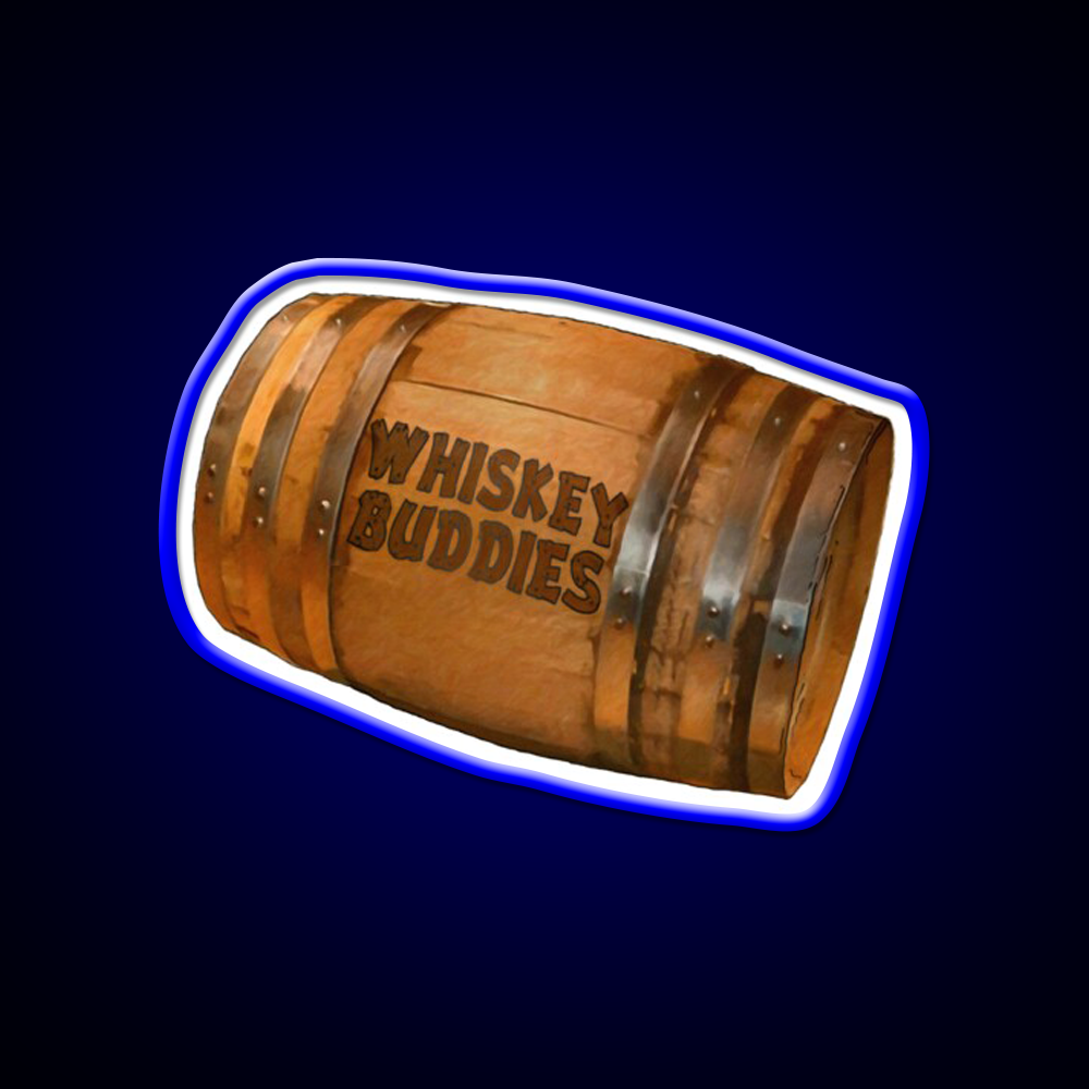 Whiskey Buddies Whiskey Drink Bar Led Neon Sign Rgb Color