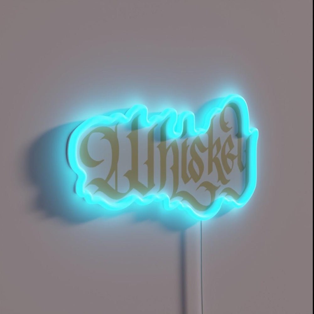 Whiskey Calligraphy Rgb Led Neon Sign - Shineneon