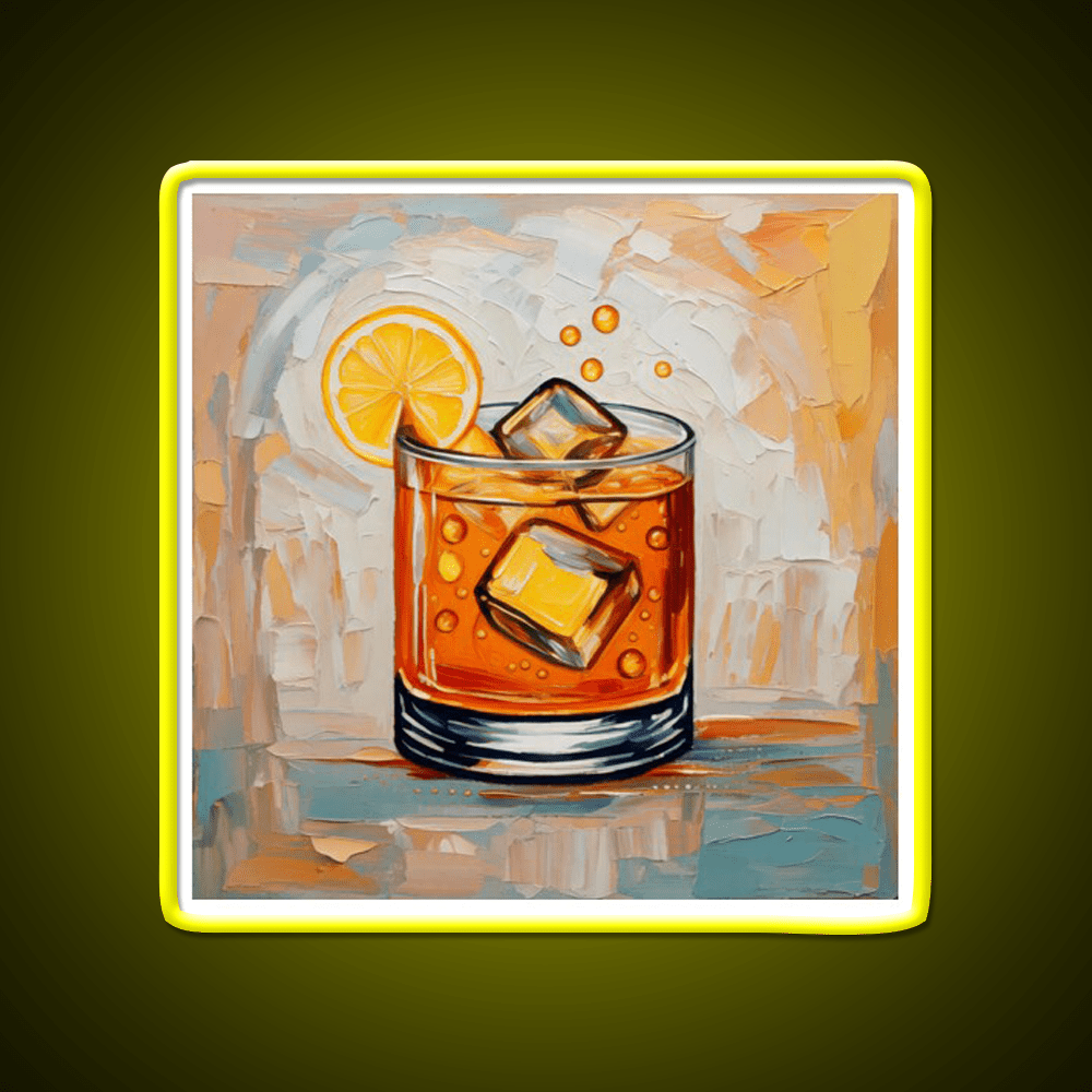 Whiskey Cocktail Whiskey Drink Bar Led Neon Sign Rgb Color - Shineneon