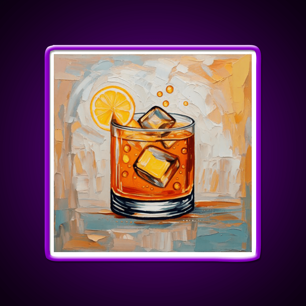 Whiskey Cocktail Whiskey Drink Bar Led Neon Sign Rgb Color - Shineneon