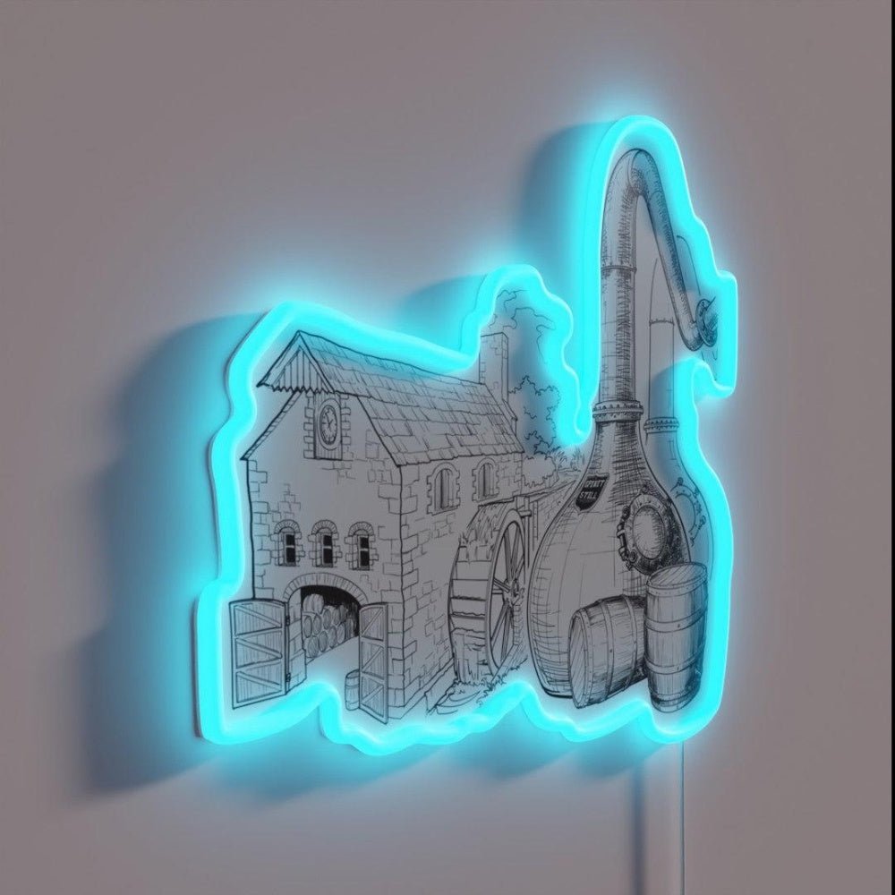 Whiskey Distillery Rgb Led Neon Sign Bar Wall Decor - Shineneon