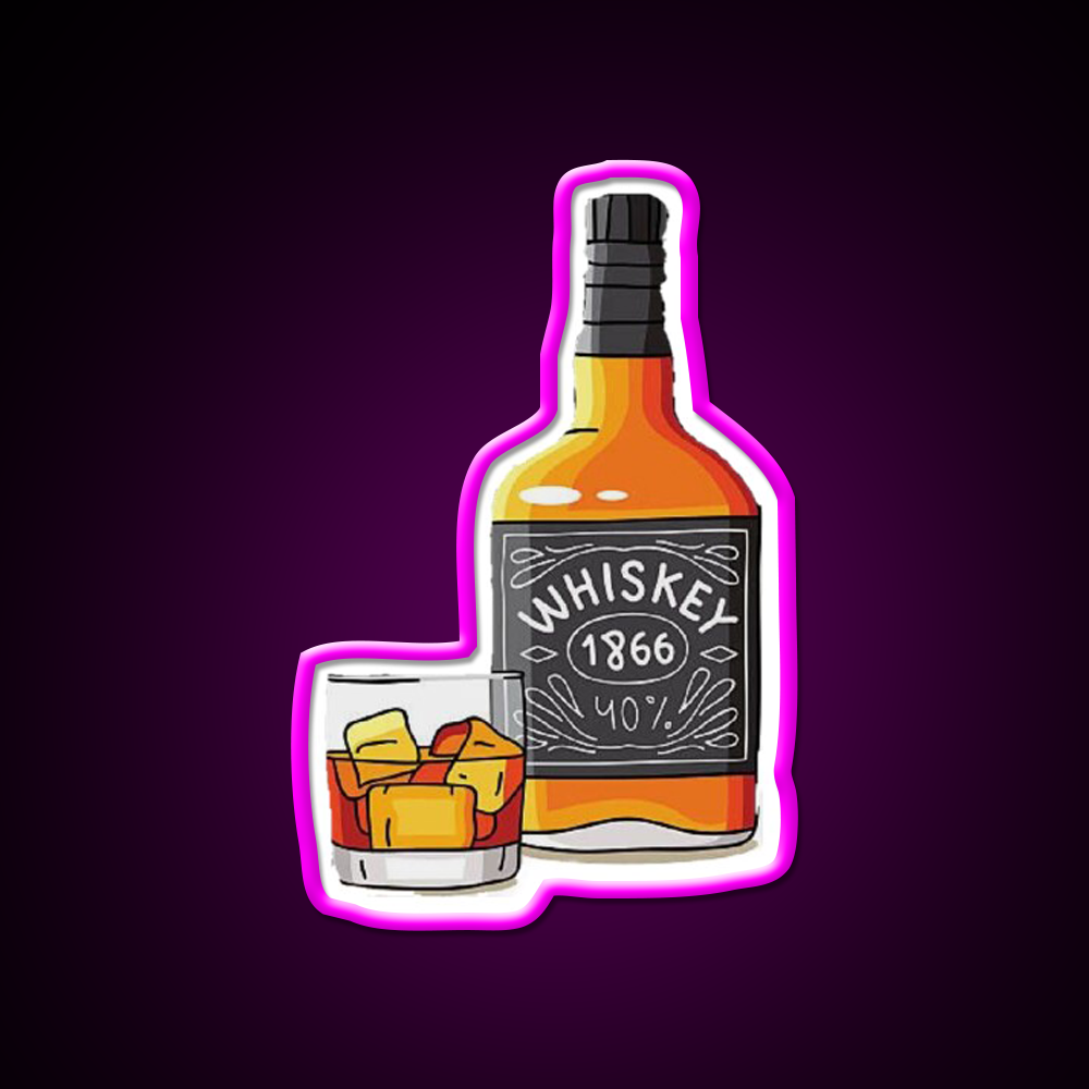 Whiskey Drink Bar Led Neon Sign Rgb Color