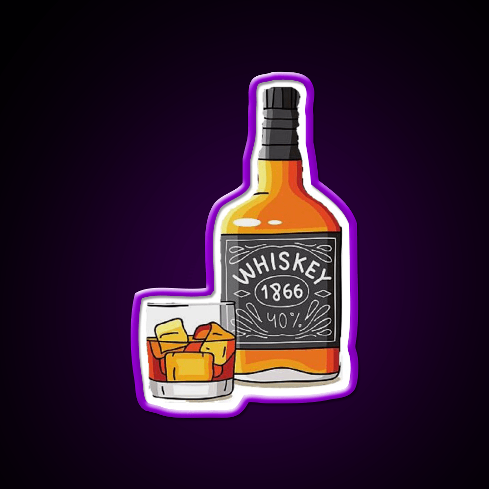 Whiskey Drink Bar Led Neon Sign Rgb Color - Shineneon