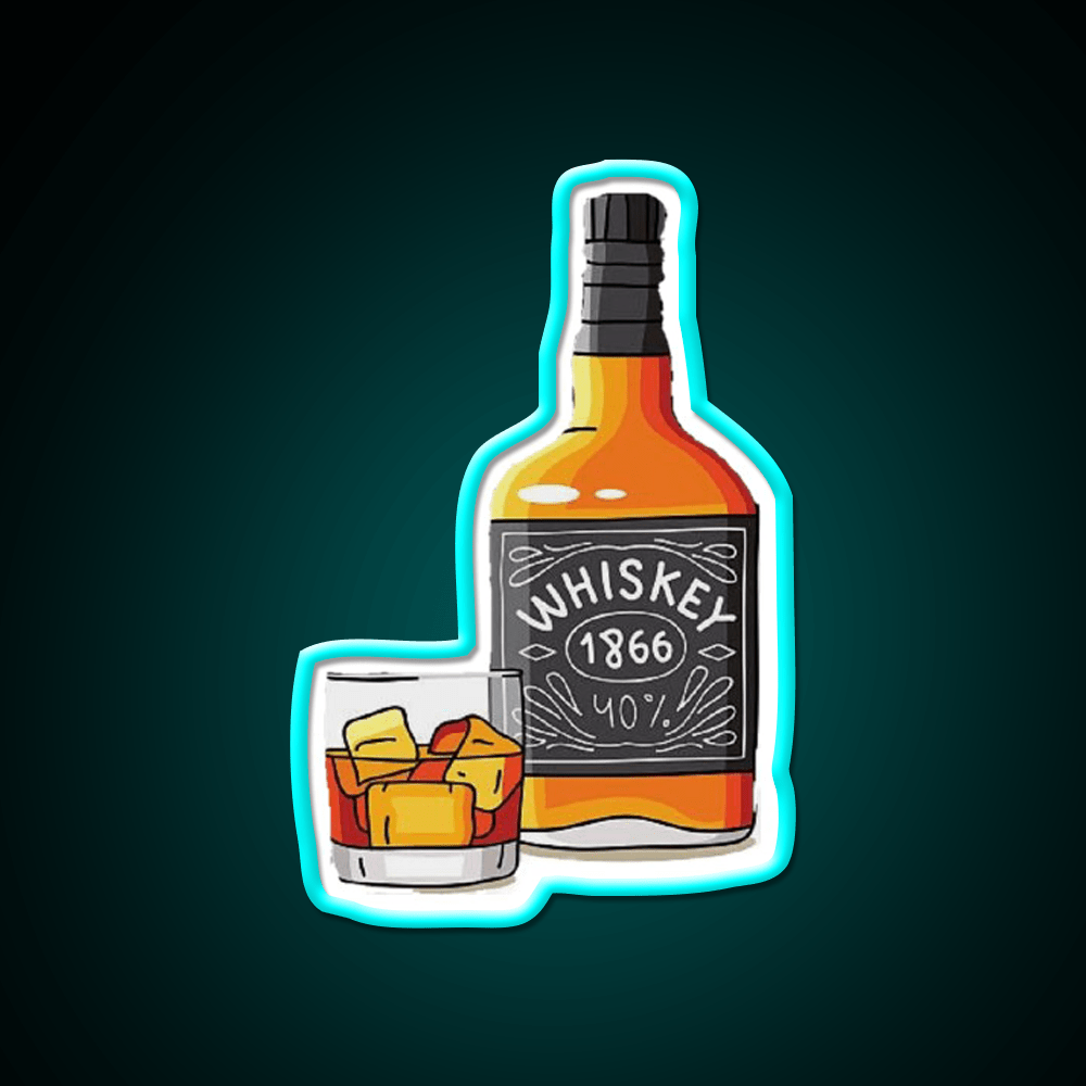 Whiskey Drink Bar Led Neon Sign Rgb Color - Shineneon
