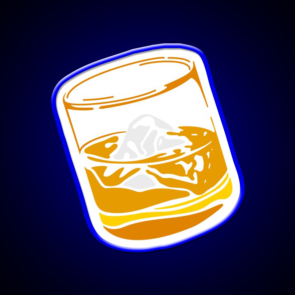 Whiskey Drink Bar Led Neon Sign Wall Art Rgb Color