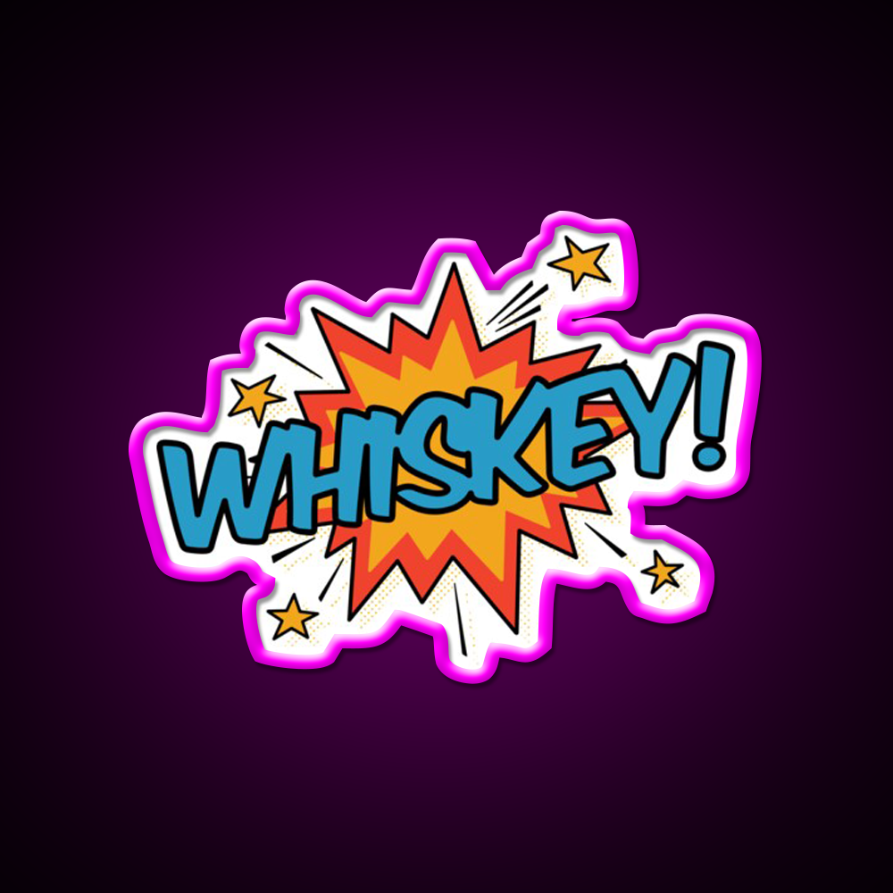 Whiskey Drink Bar Led Neon Sign Wall Sign Rgb Color