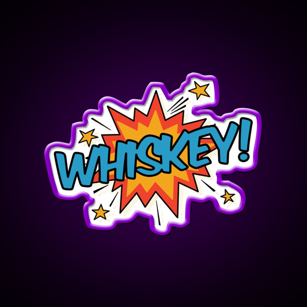 Whiskey Drink Bar Led Neon Sign Wall Sign Rgb Color