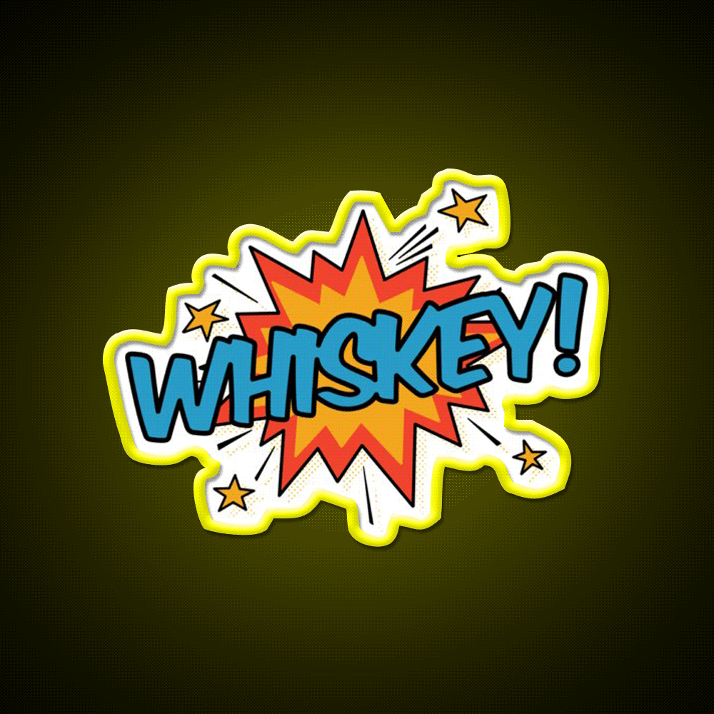 Whiskey Drink Bar Led Neon Sign Wall Sign Rgb Color