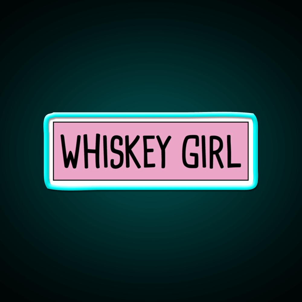 Whiskey Girl Whiskey Drink Bar Led Neon Sign Rgb Color - Shineneon