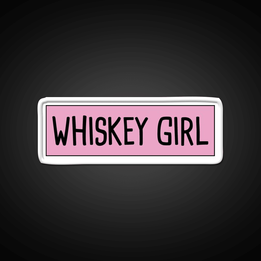 Whiskey Girl Whiskey Drink Bar Led Neon Sign Rgb Color - Shineneon