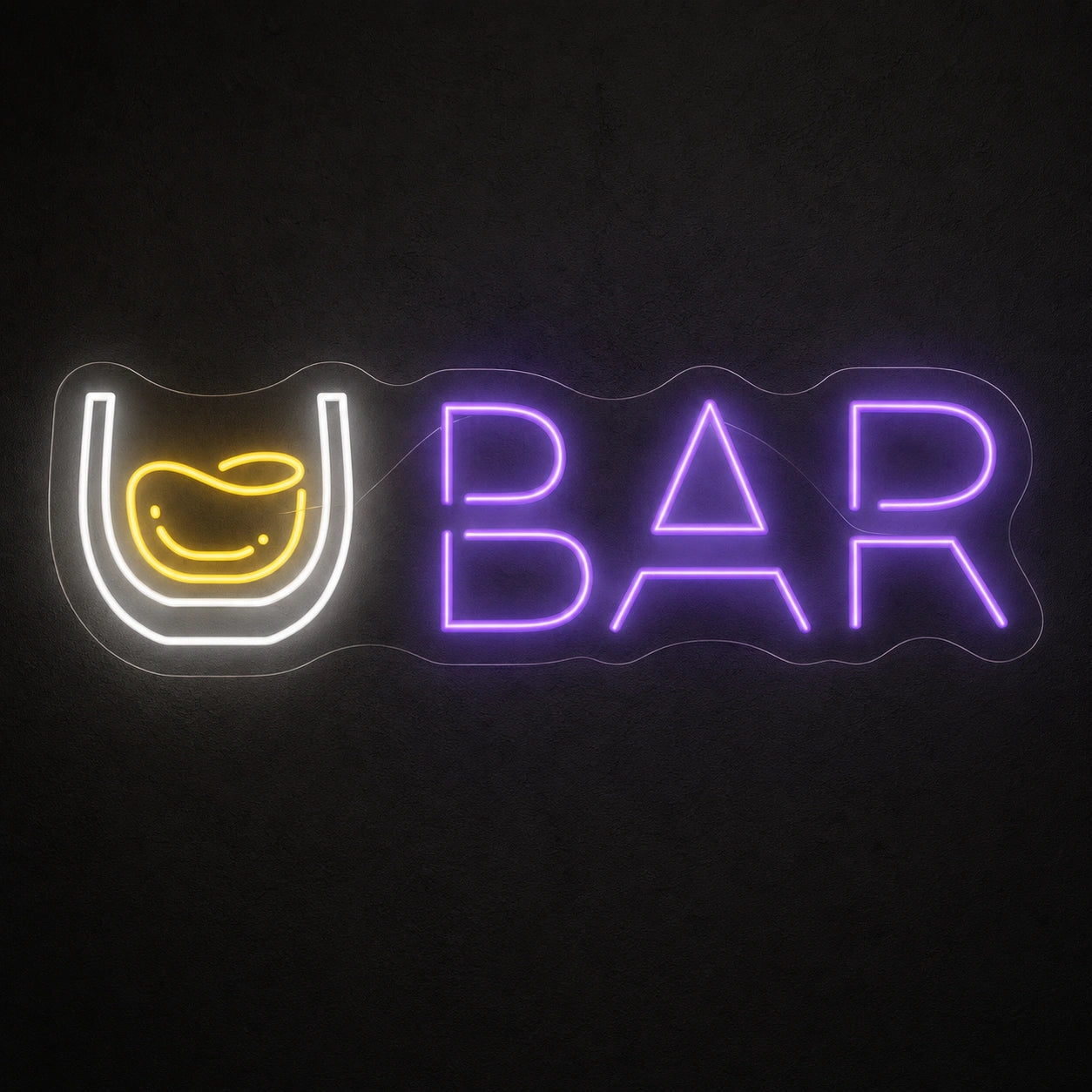 Whiskey Glass Bar LED Neon Sign main product image