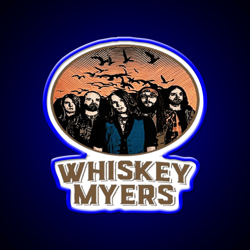 Whiskey Myers Logo Whiskey Drink Bar Led Neon Sign Rgb Color - Shineneon