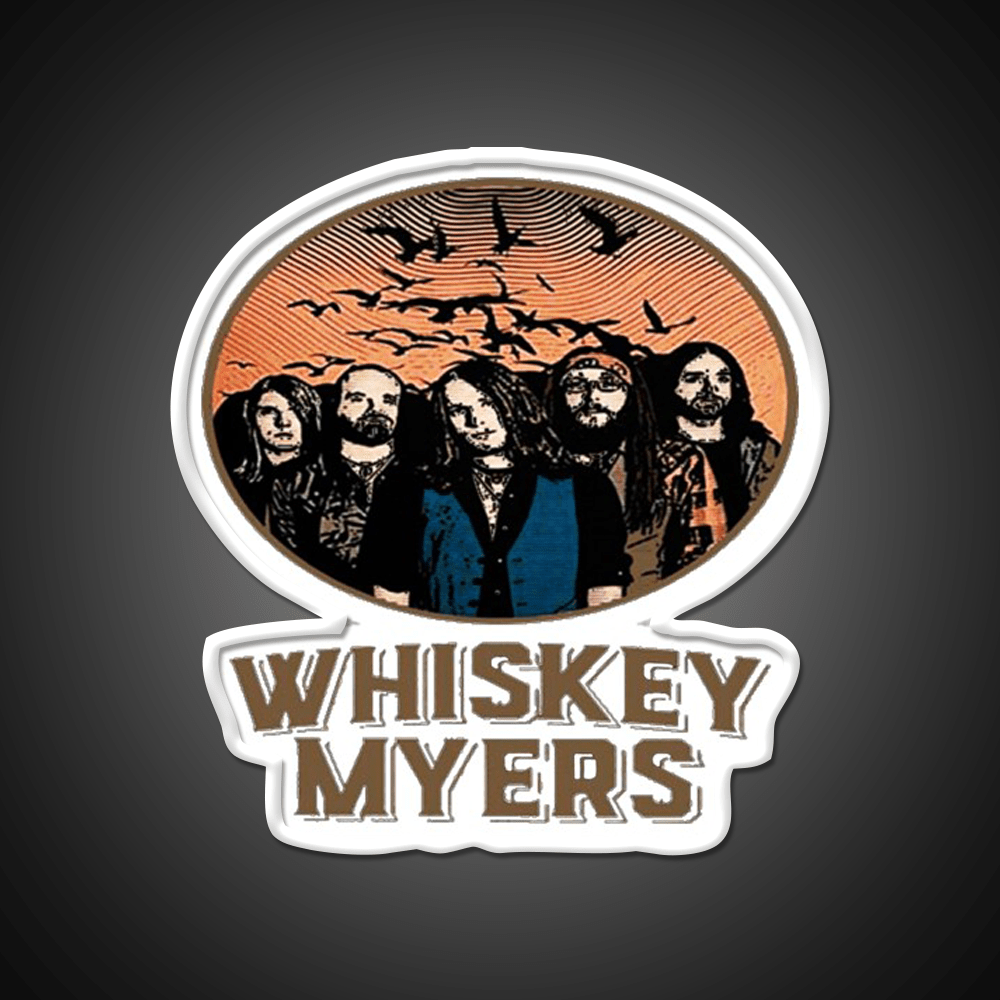 Whiskey Myers Logo Whiskey Drink Bar Led Neon Sign Rgb Color - Shineneon