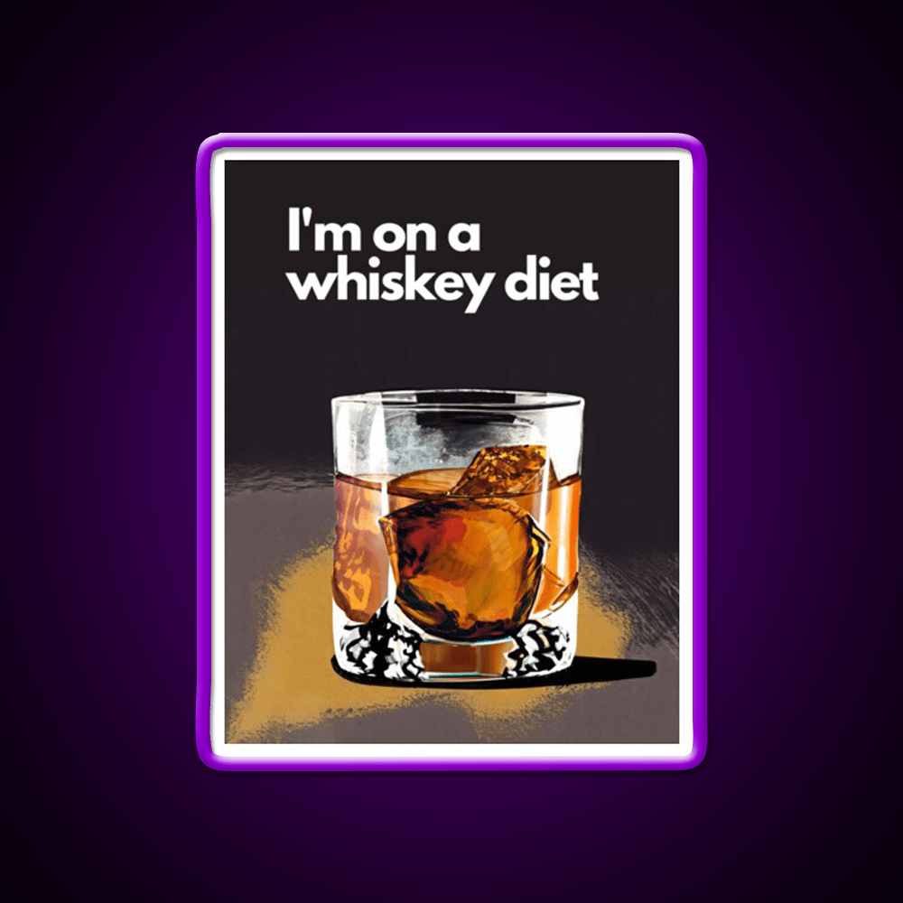 Whiskey Pun Whiskey Drink Bar Led Neon Sign Rgb Color - Shineneon