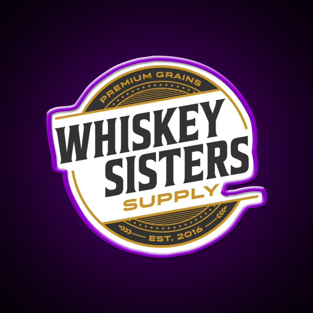 Whiskey Sisters Whiskey Drink Bar Led Neon Sign Rgb Color