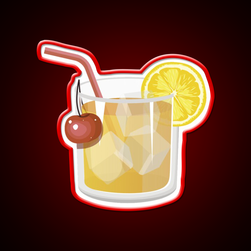 Whiskey Sour Cocktail Bar Decor Led Neon Sign Home Bar Decor Rgb Color - LED neon sign view 10