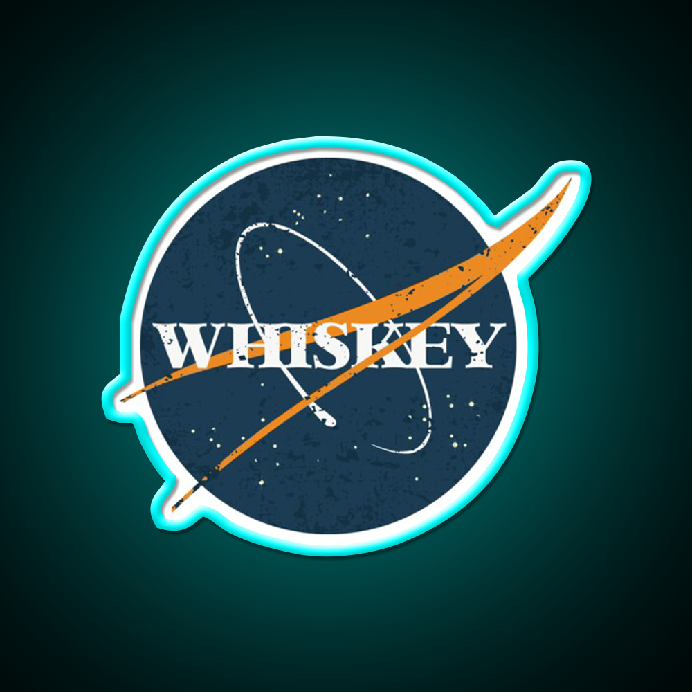 Whiskey Space Vintage Whiskey Drink Bar Led Neon Sign Rgb Color