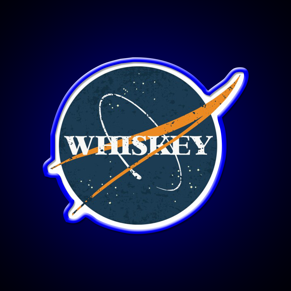 Whiskey Space Vintage Whiskey Drink Bar Led Neon Sign Rgb Color