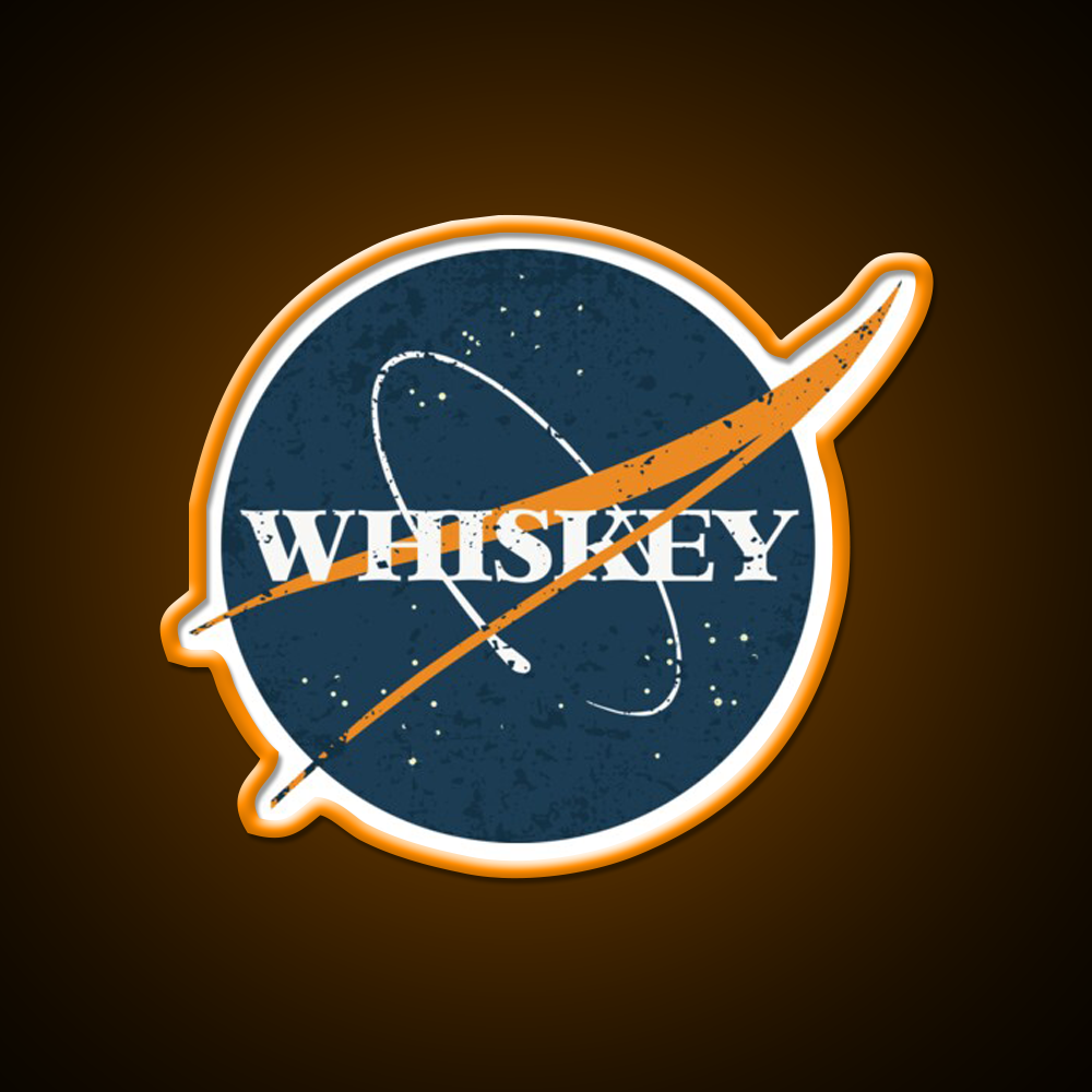 Whiskey Space Vintage Whiskey Drink Bar Led Neon Sign Rgb Color