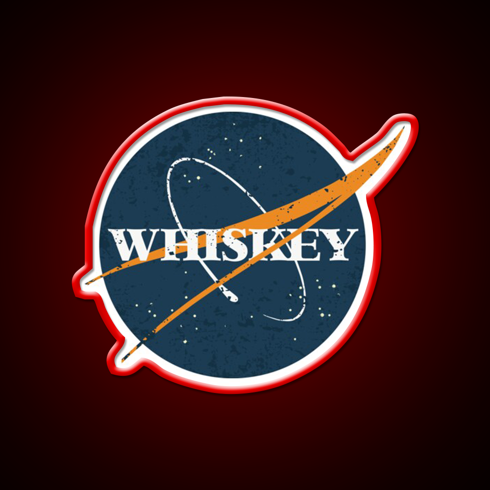 Whiskey Space Vintage Whiskey Drink Bar Led Neon Sign Rgb Color