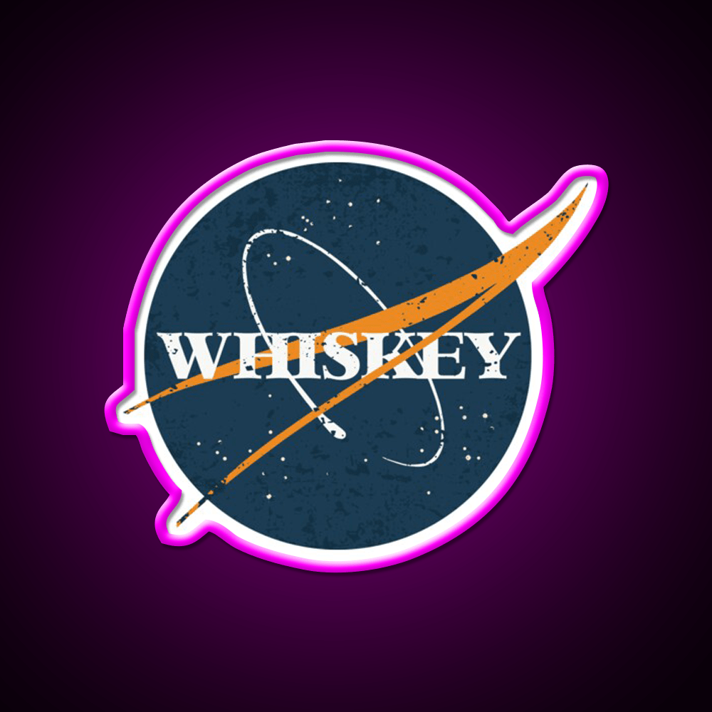 Whiskey Space Vintage Whiskey Drink Bar Led Neon Sign Rgb Color - Shineneon