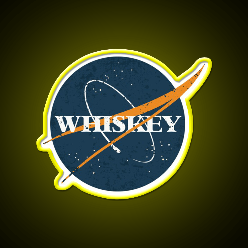 Whiskey Space Vintage Whiskey Drink Bar Led Neon Sign Rgb Color - Shineneon