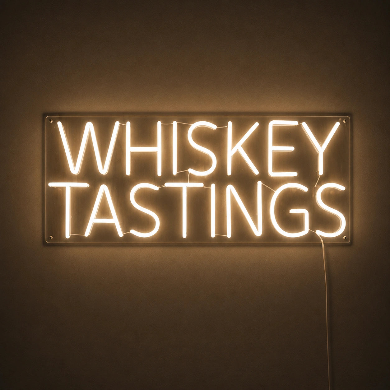 Whiskey Tastings Neon Sign LED Neon Sign main product image