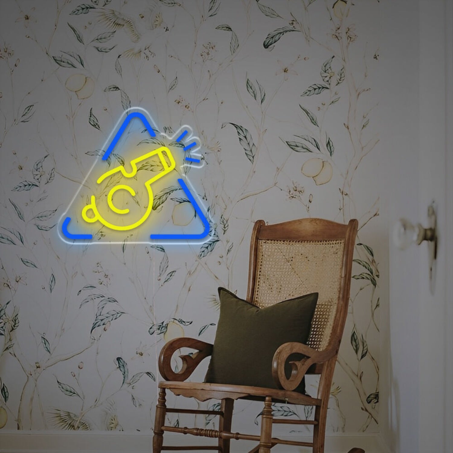 Whistle With Triangle Led Neon Sign | Shineneon